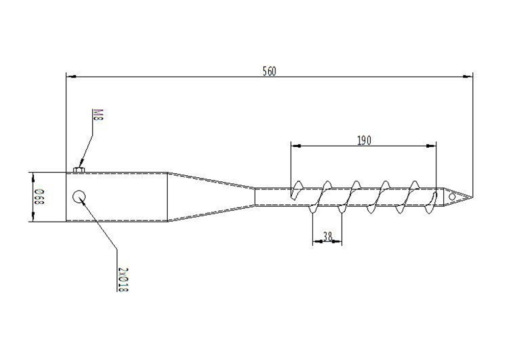 ground screw piles