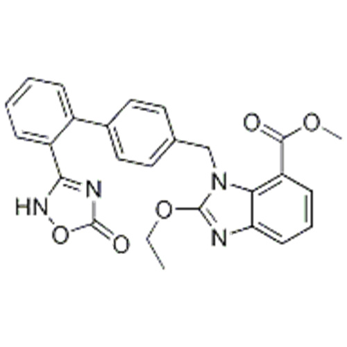 1H-бензимидазол-7-карбоновая кислота, 1 - [[2 &#39;- (2,5-дигидро-5-оксо-1,2,4-оксадиазол-3-ил) [1,1&#39;-бифенил] -4- ил] метил] -2-этокси-, метиловый эфир CAS 147403-52-9