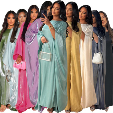 باتوینگ آستین Abaya زیبا و گشاد سایز آزاد Abaya