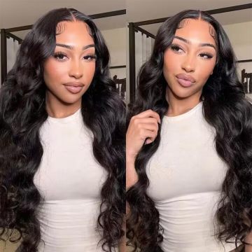 4x4 Body Wave Lace Front Wigs Human Hair