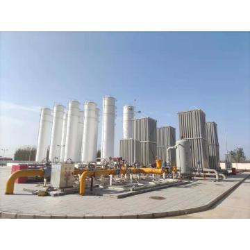 Pearlescent Sand Powder Filled cryogenic liquid storage tank