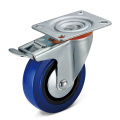 Industrial 4 inch 5 inch Elastic Rubber casters