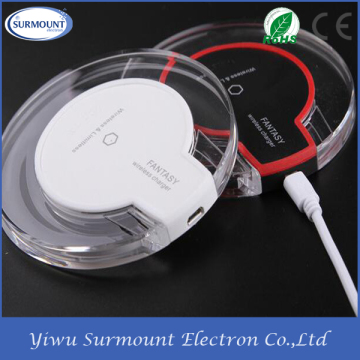 Portable Charger Power Bank qi Standard Wireless Charger Pad for IPhone Samsung