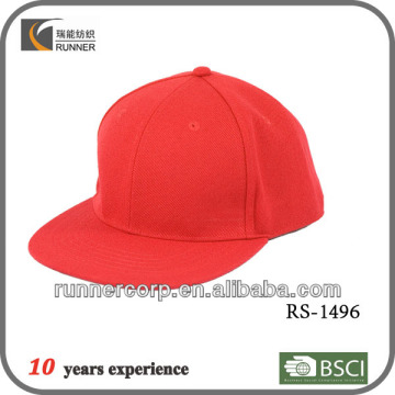 100% cotton twill snapback caps