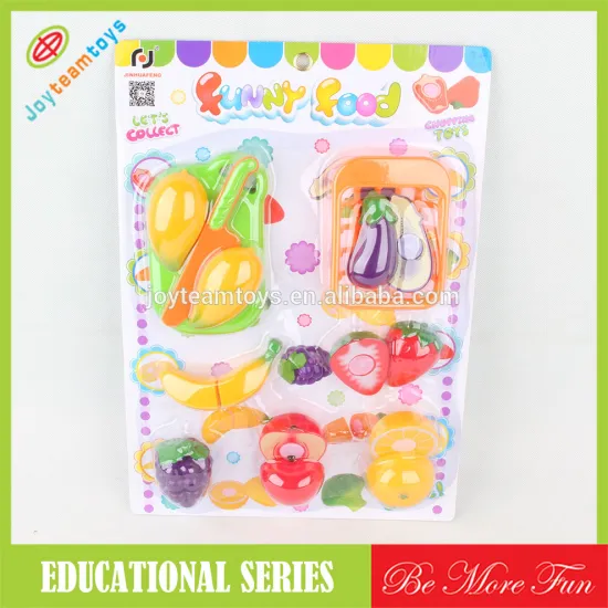 Plastic cutting fruit kids baby cutting fruit toys