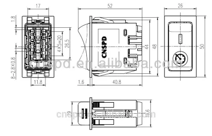 12v ECA Rocker switch ,toggle switch