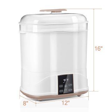 Electric Steam Sterilizer and Dryer for Baby Bottles