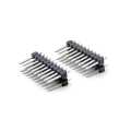 Encabezado de pin de 3.5 mm filas duales rectas