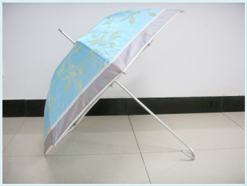 19''*8K new auto lady straight gift lace umbrella