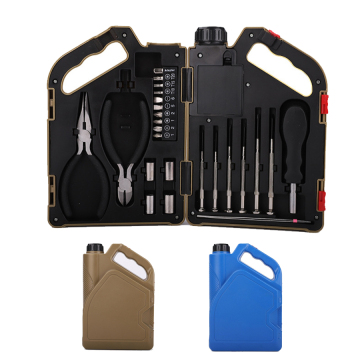 LED Tool Lamp and Screwdriver Set with Machine Oil Lubricant