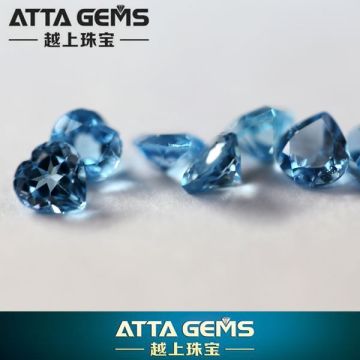 Swiss blue topaz top grade natural gemstone price