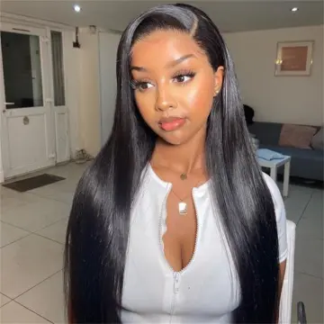 13X4 Lace Front Human Hair Wigs, Transparent Swiss Lace Human Hair Wigs, Virgin Hair Wig For Black Women