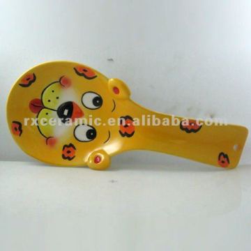 2010 Cartoon Animal Thinking Shap Spoon -Leopard