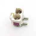 Right Angle Dual Fakra Female Coaxial Cable Connector
