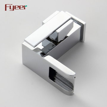Fyeer Waterfall Led Basin Tap Bathroom Brass Faucet