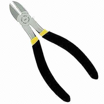 6-1/2-inch Diagonal Pliers with Tapered Nose, Stand and Bevel Edges