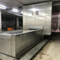 Freezer de túnel de túnel de carne de camarón de pollo IQF
