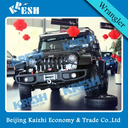 China real manufacture jeep wrangler accessories jeep parts auto parts jeep wrangler front bumper on sale