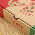 stock corrugated pizza box