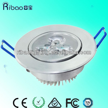 Suspended dimmable 3w surface mount round led ceiling light fixture