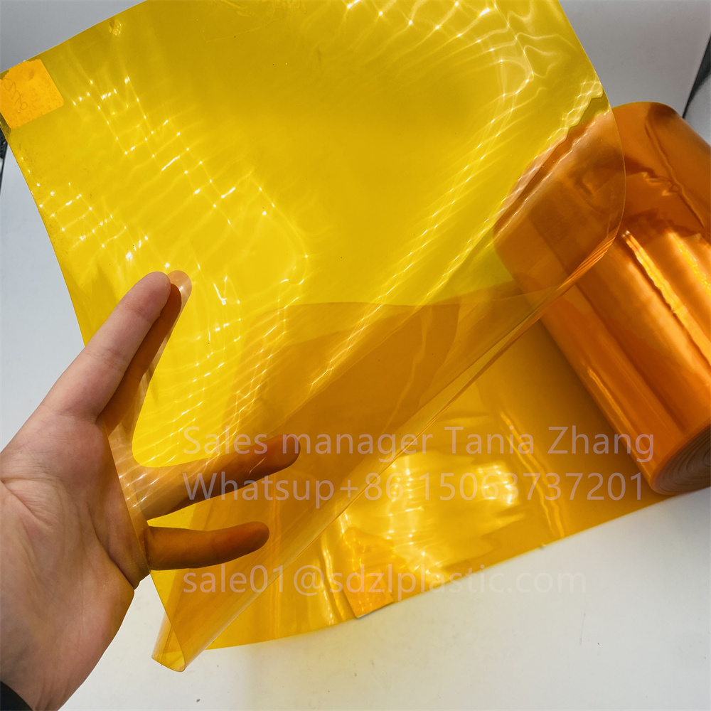 Orange Customizable Pvc Pharmaceutical Packaging Film Sheet 5 Jpg