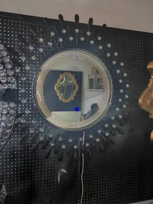 Led make up mirror glass interior decoration