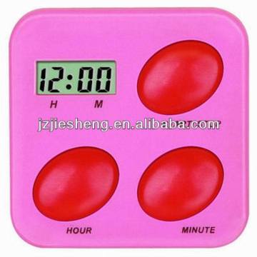 Hot sell kitchen promotion gift plastic countdown timer with color case