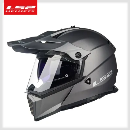 LS2 PIONEER EVO off-road motorcycle helmet double lens ls2 mx436 motocross helmets capacete casco casque