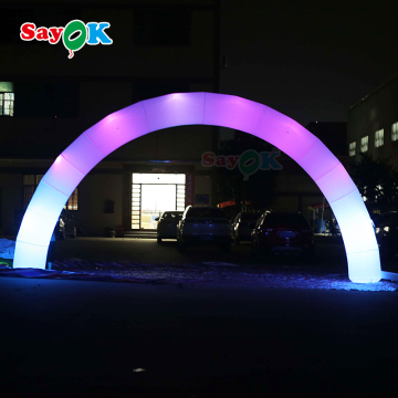 RGB LED Lighting Inflatable Arch for Wedding and Event Decorations