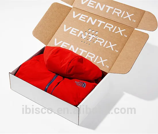 E flute corrugated cardboard T-shirt paper packaging Box