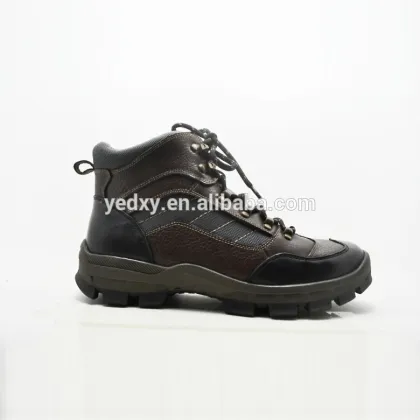 thick anti skid rubber sole hiking climbing hook men best genuine leather hiking boots