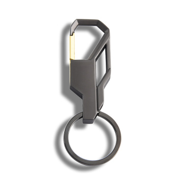Porta-chaves com mosquetão com botão de escalada com anel de retenção personalizado