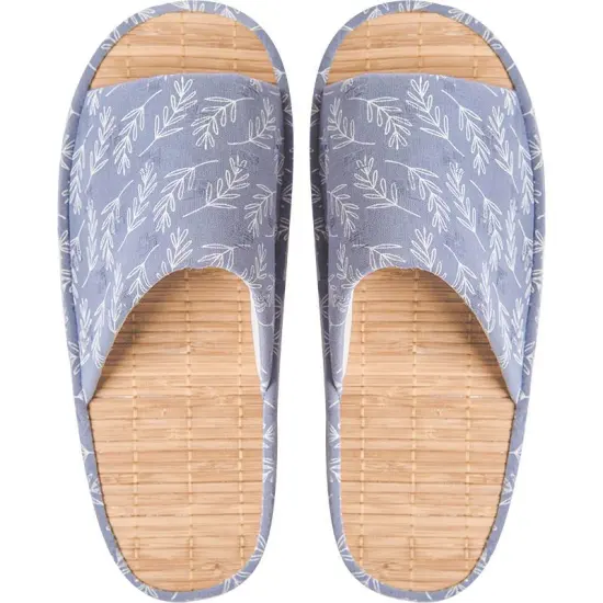 Summer Breathable Thick Bamboo Sole Slippers