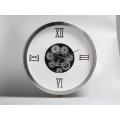 Flower Gear Metal Wall Clock