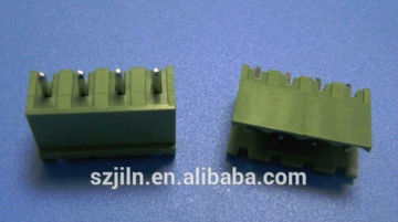 terminal block 4pin single row straight angle connector