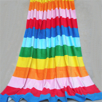 Alibaba Cheap Wholesale Microfiber Striped Beach Pool Towel