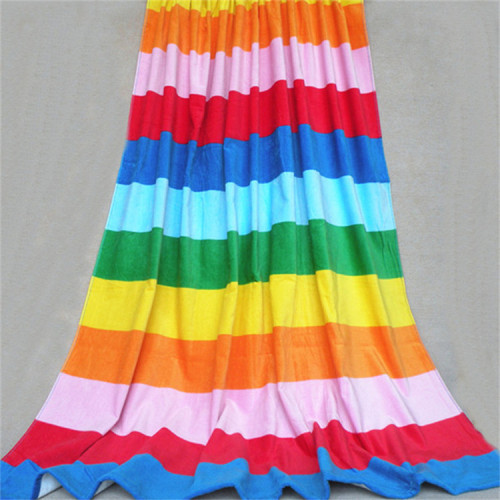 Alibaba Cheap Wholesale Microfiber Striped Beach Pool Towel