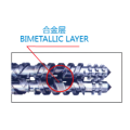 Bimetalschraube und Lauf von Injektionsformmaschine