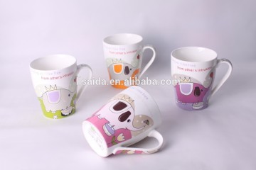 2015 new ceramic coffee mug with animal design