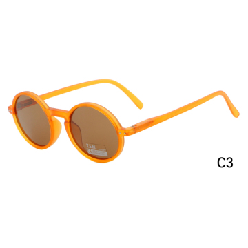 Customizable Round Metal Polarized Sunglasses with Personalized Logo