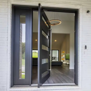 DTOP 2024 Heavy Duty Exterior Metal and Wooden Pivot Doors