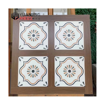 Foshan 600x600 American Retro Wood Grain Mosaikfliesen