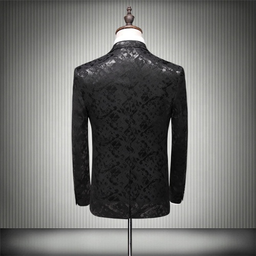 Top Design Men's Leather Breathable Wedding Suit