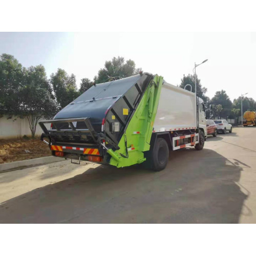 Camión de basura Dongfeng Vehículo de basura comprimida