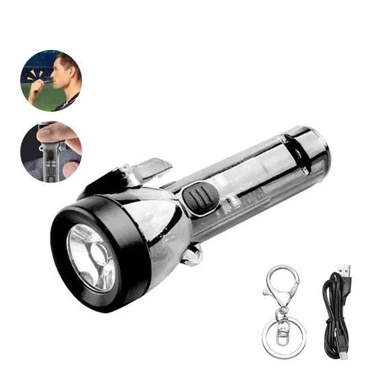 Super Bright Rechargeable LED Emergency Survival Mini Linterna: A Multifunctional Keychain Flashlight