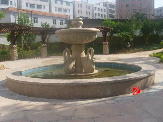 Small Carved Sandstone fountain