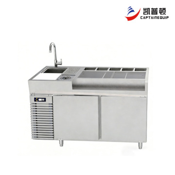 Customized Bartender Station with Refrigerated Workbench