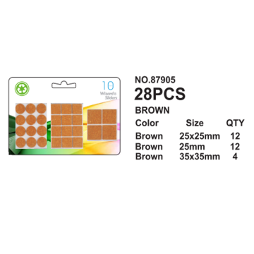28pcs cork felt pads