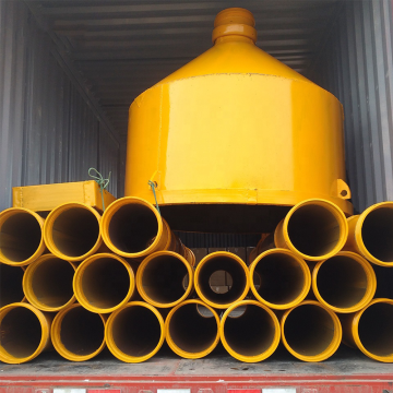 TYSIM Steel Pipe Material Concrete Tremie Pipe Hoppers for Construction Machinery