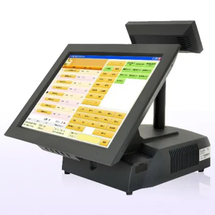 AK-50T All-in-One POS System with Customer Display for Supermarket Cashier